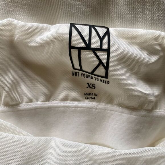 Not Yours To Keep Jordan White Midi Dress body con halter Revolve $288 Sz XS - Picture 9 of 9